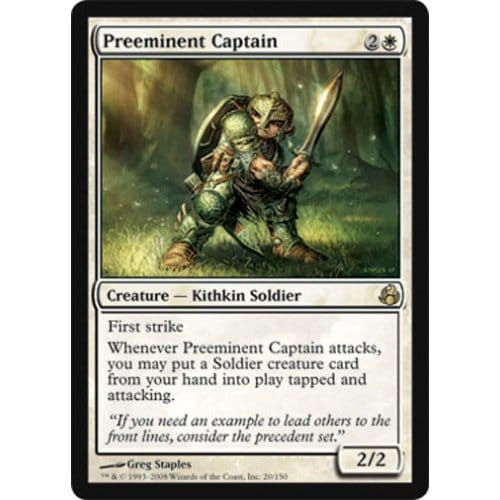 Preeminent Captain  (foil) - Condition: Mint / Near Mint | Morningtide