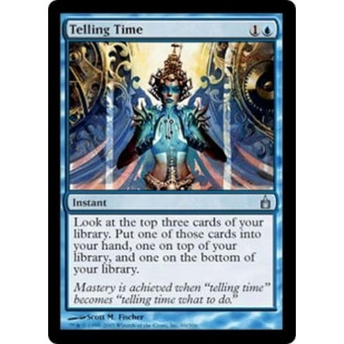 Telling Time (foil) - Condition: Mint / Near Mint | Ravnica: City of Guilds