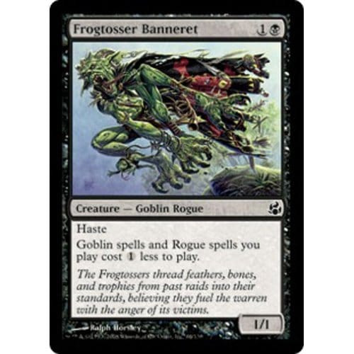 Frogtosser Banneret  (foil) - Condition: Mint / Near Mint | Morningtide