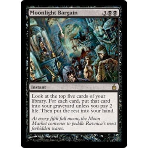 Moonlight Bargain (foil) - Condition: Mint / Near Mint | Ravnica: City of Guilds