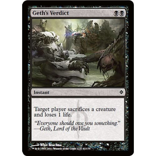 Geth's Verdict (foil) | New Phyrexia