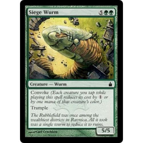 Siege Wurm (foil) - Condition: Mint / Near Mint