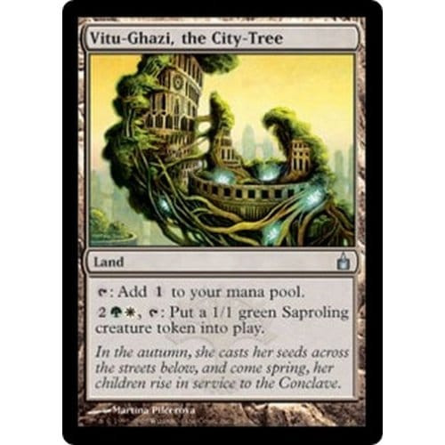 Vitu-Ghazi, the City-Tree (foil) - Condition: Mint / Near Mint | Ravnica: City of Guilds