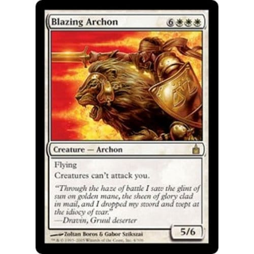 Blazing Archon (foil) - Condition: Mint / Near Mint