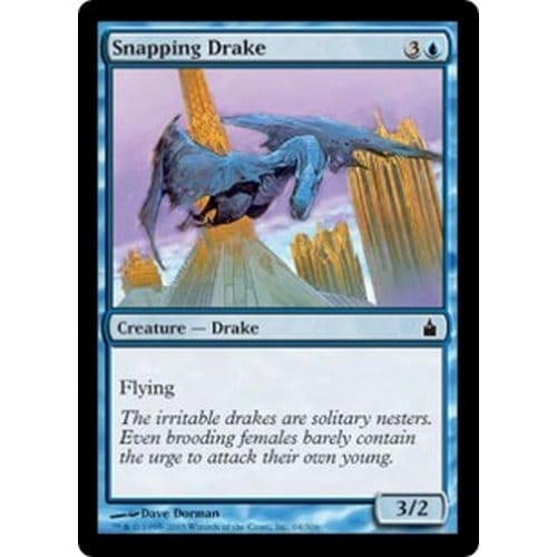 Snapping Drake (foil) - Condition: Mint / Near Mint | Ravnica: City of Guilds