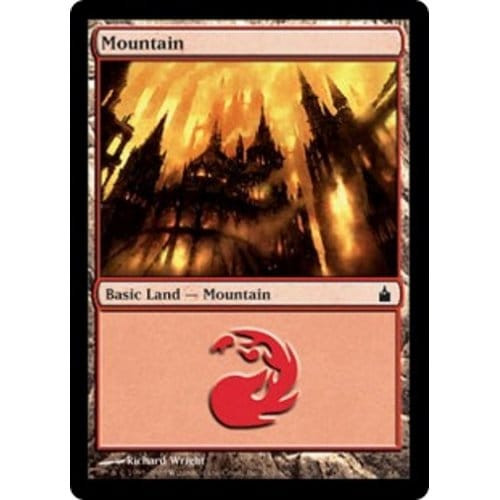 Mountain (#302) (foil) - Condition: Mint / Near Mint | Ravnica: City of Guilds