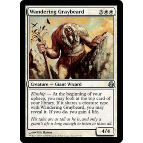 Wandering Graybeard  (foil) - Condition: Mint / Near Mint | Morningtide