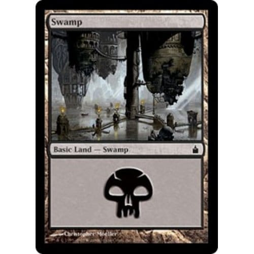 Swamp (#296) (foil) - Condition: Mint / Near Mint | Ravnica: City of Guilds