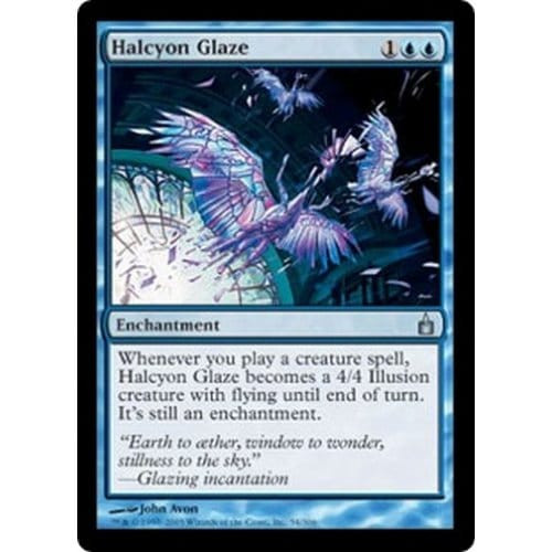 Halcyon Glaze (foil) - Condition: Mint / Near Mint | Ravnica: City of Guilds