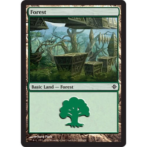 Forest (#245) (foil) | Rise of the Eldrazi