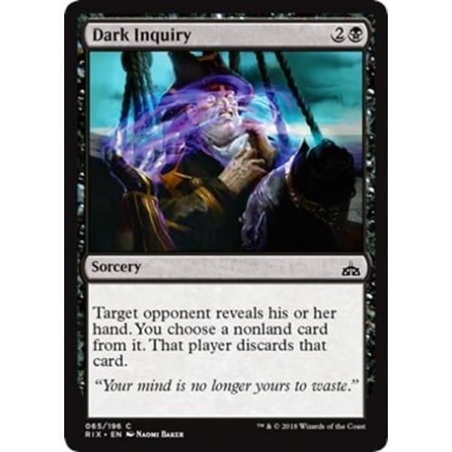 Dark Inquiry (foil) | Rivals of Ixalan