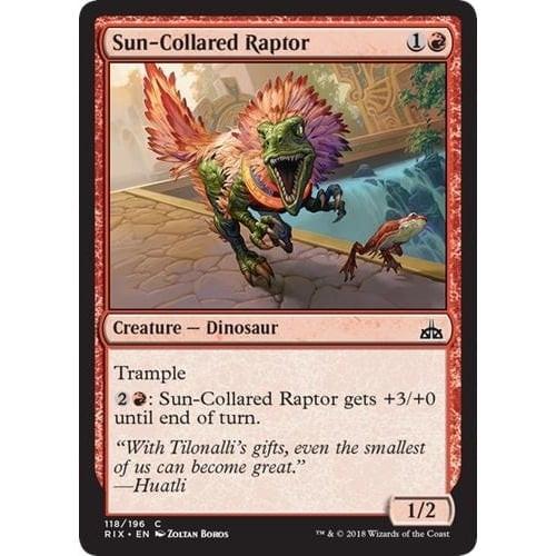 Sun-Collared Raptor (foil) | Rivals of Ixalan