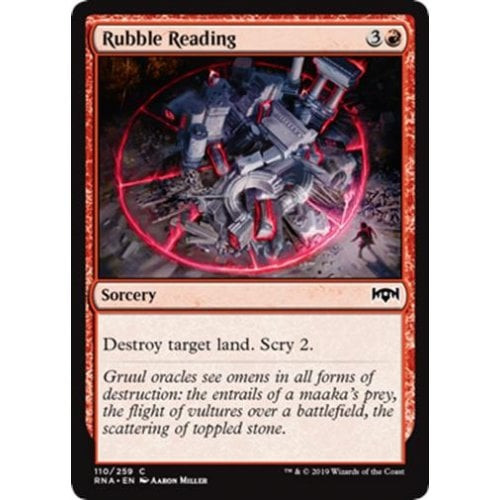 Rubble Reading (foil) | Ravnica Allegiance