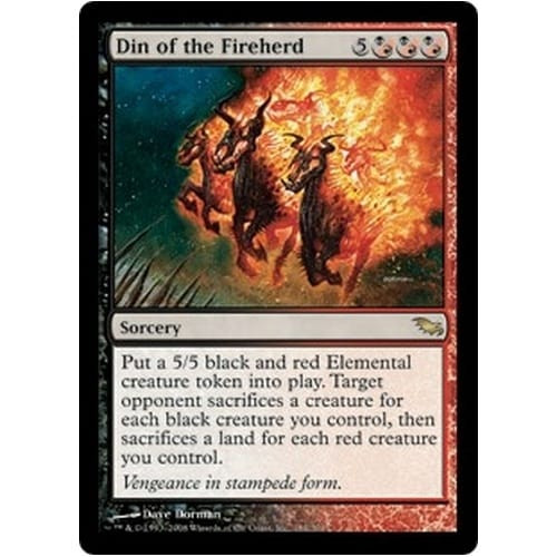 Din of the Fireherd (foil) | Shadowmoor