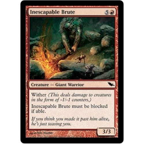 Inescapable Brute (foil) | Shadowmoor