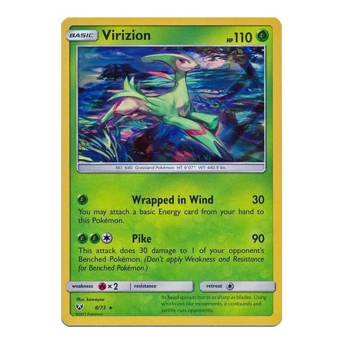 Shining Legends 08/73 Virizion (Holo)