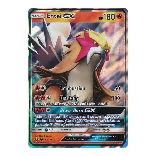 Shining Legends 10a/73 Entei GX (Alternative Art Half Art)