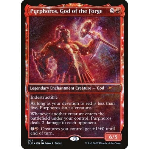 Purphoros, God of the Forge (Secret Lair foil - Theros Stargazing) | Secret Lair Drops