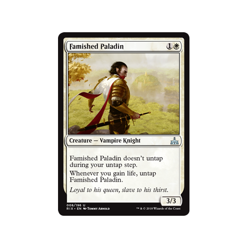 Famished Paladin | Rivals of Ixalan