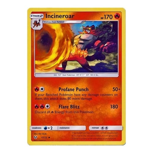Shining Legends 17/73 Incineroar