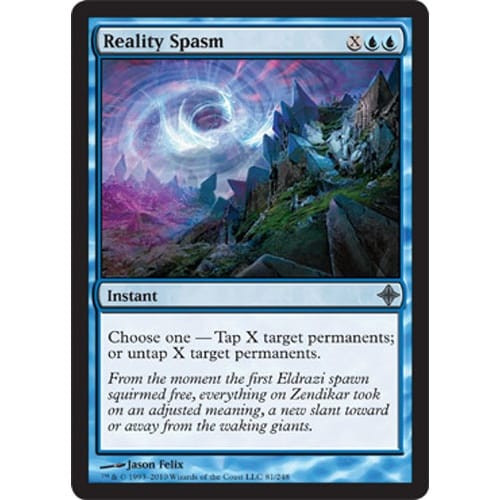 Reality Spasm (foil) | Rise of the Eldrazi
