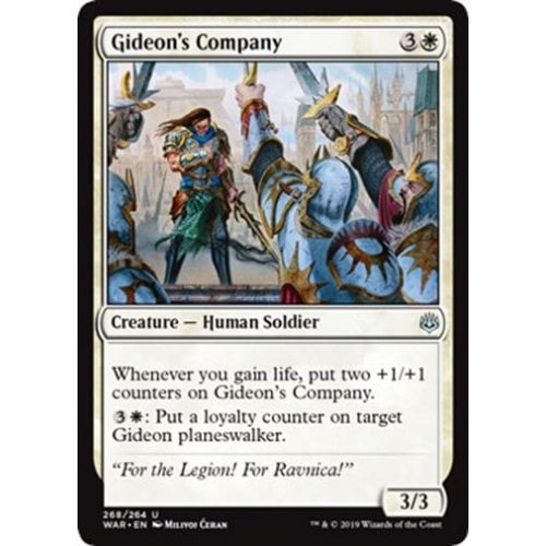 Gideon's Company (Planeswalker Deck Card)