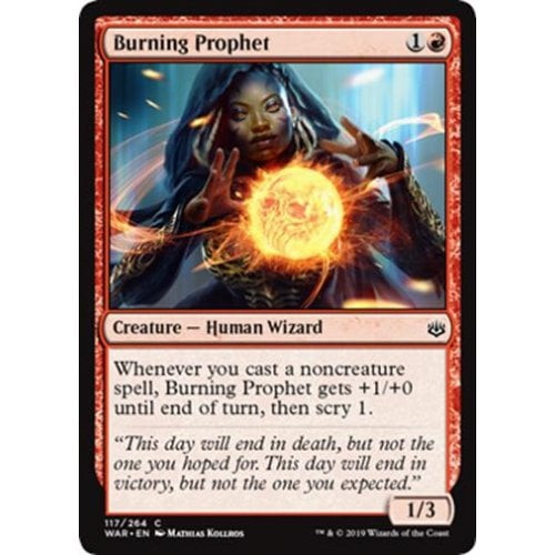 Burning Prophet (foil) | War of the Spark