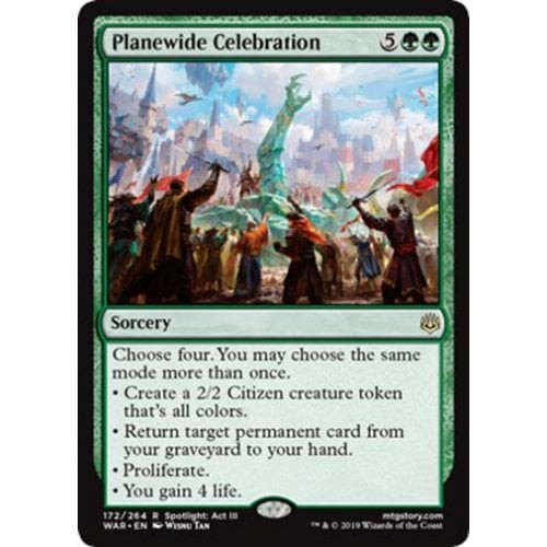 Planewide Celebration (foil) | War of the Spark