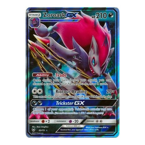 Shining Legends 53/73 Zoroark GX (Half Art)