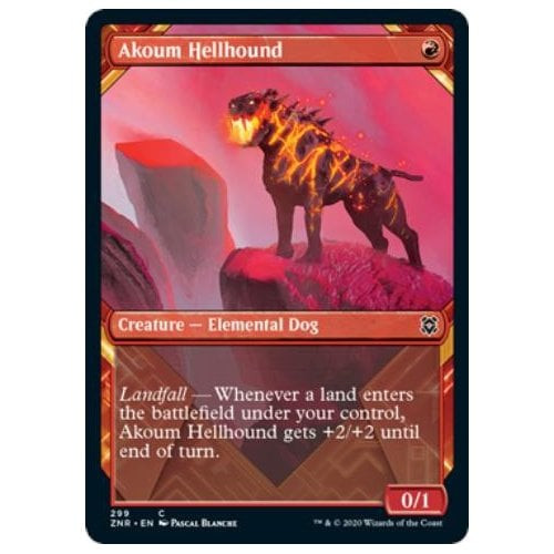Akoum Hellhound (Showcase Frame)
