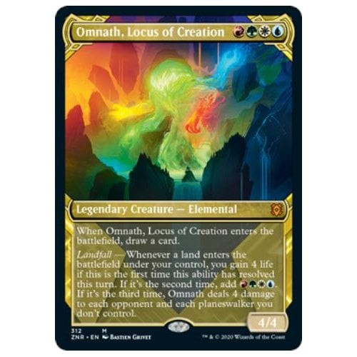 Omnath, Locus of Creation (Showcase Frame) | Zendikar Rising