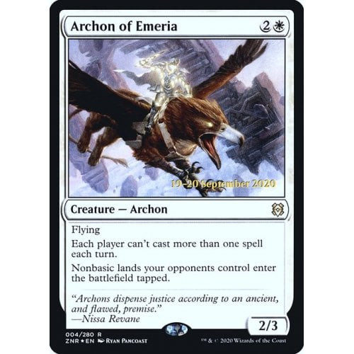 Archon of Emeria (Zendikar Rising Prerelease foil)