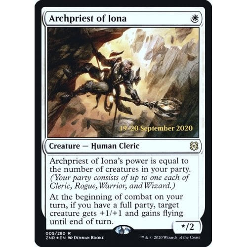 Archpriest of Iona (Zendikar Rising Prerelease foil)