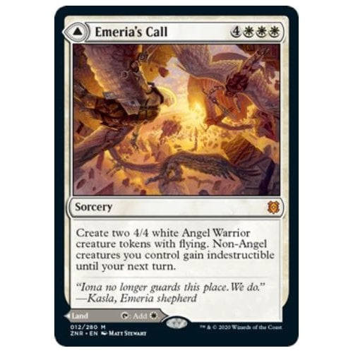 Emeria's Call // Emeria, Shattered Skyclave (foil)