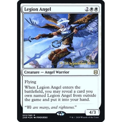 Legion Angel (Zendikar Rising Prerelease foil)