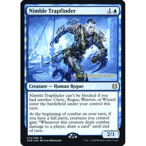 Nimble Trapfinder (Zendikar Rising Prerelease foil)