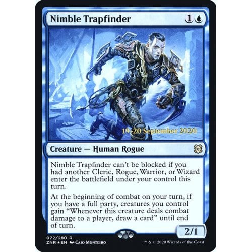 Nimble Trapfinder (Zendikar Rising Prerelease foil)
