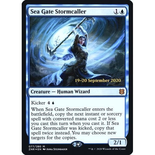 Sea Gate Stormcaller (Zendikar Rising Prerelease foil) | Zendikar Rising