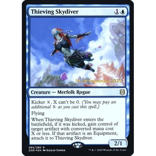 Thieving Skydiver (Zendikar Rising Prerelease foil)
