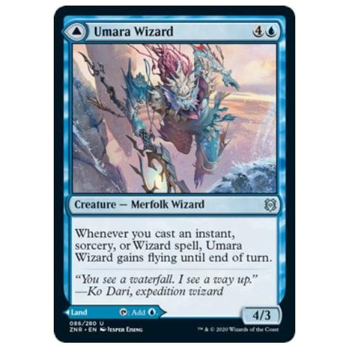 Umara Wizard // Umara Skyfalls (foil)