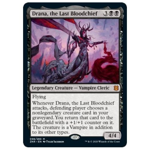 Drana, the Last Bloodchief (foil) | Zendikar Rising