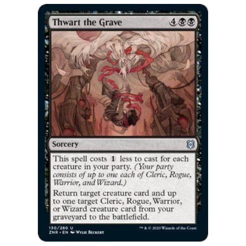 Thwart the Grave (foil) | Zendikar Rising