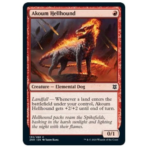 Akoum Hellhound (foil)