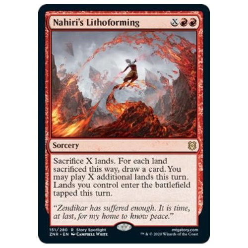 Nahiri's Lithoforming (foil)