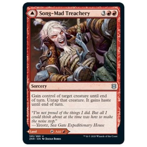Song-Mad Treachery // Song-Mad Ruins (foil)