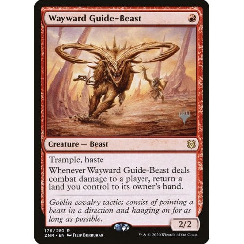 Wayward Guide-Beast (foil) (Promo Pack foil)