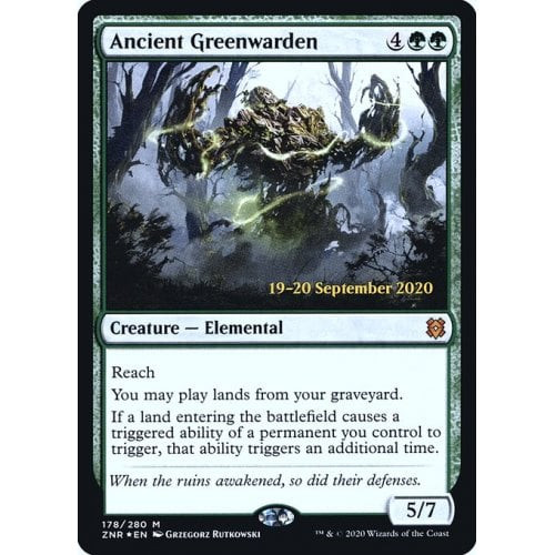 Ancient Greenwarden (Zendikar Rising Prerelease foil) | Zendikar Rising