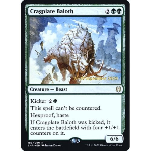 Cragplate Baloth (Zendikar Rising Prerelease foil) | Zendikar Rising