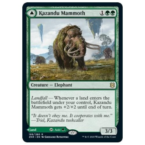 Kazandu Mammoth // Kazandu Valley (foil)