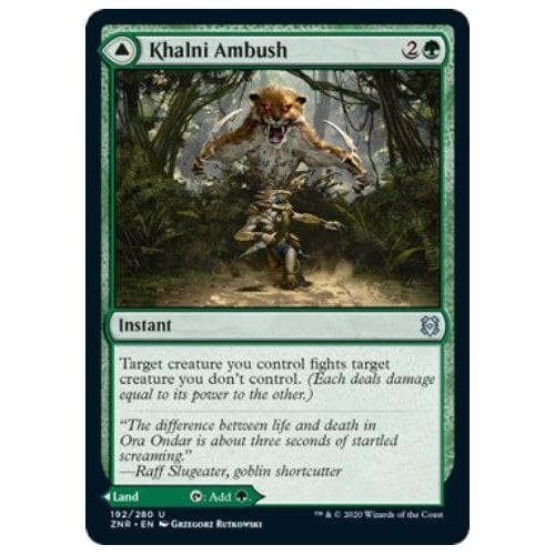 Khalni Ambush // Khalni Territory (foil)